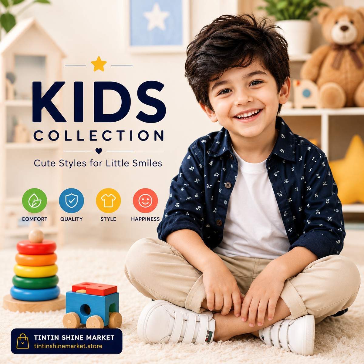 Kids Collection – Trendy Baby & Kids Fashion Online | Tintin Shine Market
